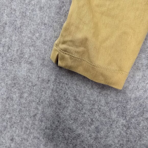 Time And Tru Womens Mustard Yellow Skinny Pants Size M (8-10) Stretch Material - Picture 3 of 8
